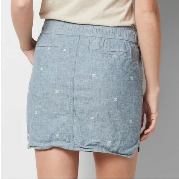 NWT Women's SONOMA Embroidered Linen Blend Skirt - Picture 2 of 10